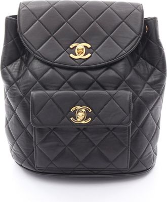 Chanel Leather Backpack (Pre-Owned)