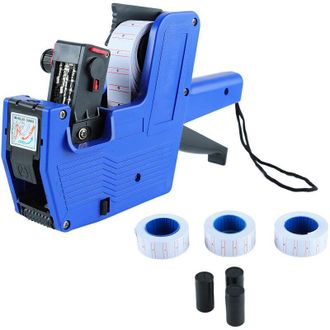 OEM Impresora Digital De Etiquetas De Precio De 8 D&iacute;gitos Con 3 Rollos De Papel Para Etiquetas, 3 Rodillos De Tinta, Impresora De Etiquetas De Precio De I