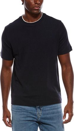 Vince Double Neckline Crewneck T-Shirt