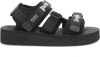 Palm Angels x Suicoke Kisee sandals - men - Polyester/Polyamide/Fabric/Rubber - 11 - Black