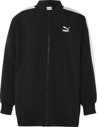 Puma (WMNS) PUMA Classics Bomber Logo Printing Jacket Black 530275-01