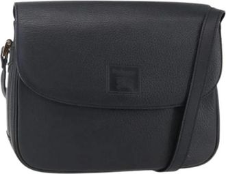 Burberry Pre-owned Cross Body Bags, female, Black, Size: ONE SIZE Pre-owned Vintage Shoulder Bag