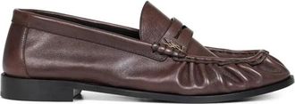 Saint Laurent Le Loafer - Heren - Loafers - Bruin - 44 EU - Schoenen