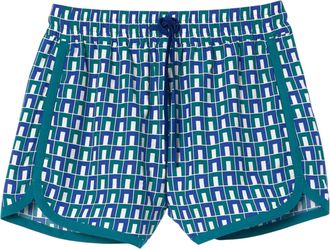 Lacoste Dames-shorts met geometrisch patroon (Veelkleurig)