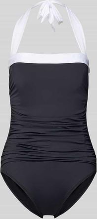 Lauren Ralph Lauren Badeanzug mit Neckholder Modell BEL AIR in Black, Gr&ouml;&szlig;e XL