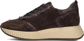 Softwaves Bruine Lage Sneakers voor Dames - Dames - Sneakers - Bruin - 42 EU - Su&egrave;de - Schoenen