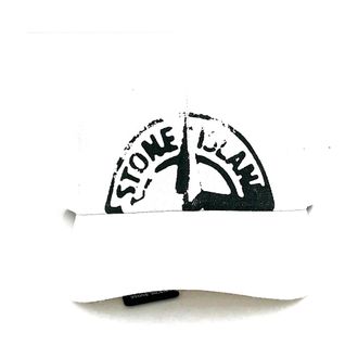 Stone Island Caps, male, White, Size: ONE SIZE Stylish Hat for Men