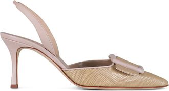 Manolo Blahnik Pumps Mayslibi con cinturino posteriore - Toni neutri