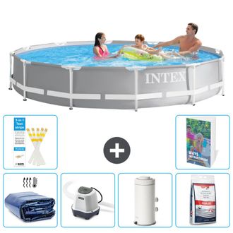 Intex Piscina Prism Frame Redonda - 366x76 Cm - 7-piezas S155