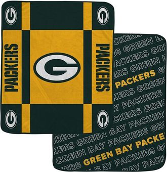 Pegasus Sports Green Bay Packers Nfl Team Reversible Fleece Blanket