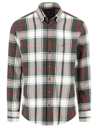 Fynch-Hatton casual overhemd Fynch Hatton groen