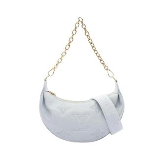 Louis Vuitton Pre-owned Over The Moon Shoulder Bag - Dames - Pre-owned - Blauw - Maat: ONE Size Leer