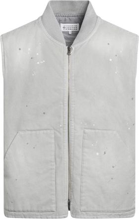 Maison Margiela Jassen, Heren, Grijs, L, Vests
