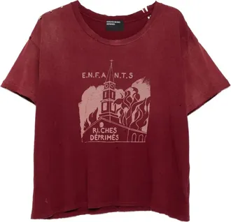 Enfants Riches Deprimes T-shirt con grafica - Rosso