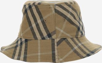 Burberry Womens Hat Cotton Check Multicolour