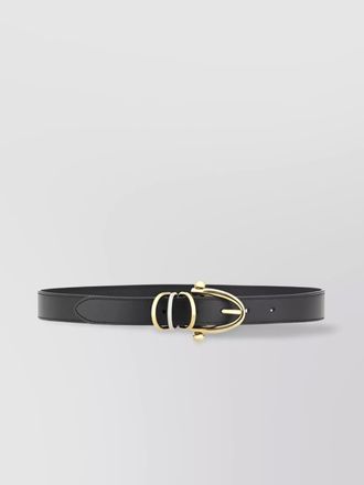 Chlo&eacute; circular brass diamond-tipped dual loops belt