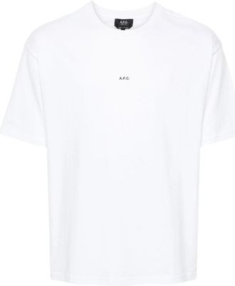 A.P.C. Tshirt Boxy Micro Logo Gots