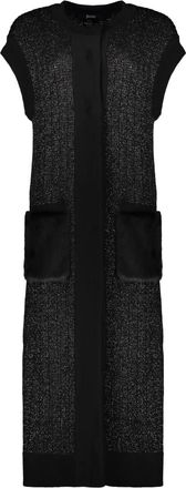 Herno Cardigan smanicato - Nero