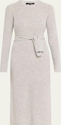 Toccin Blakely Crewneck Tie-Front Dress