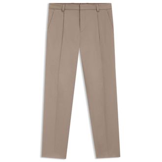 HUGO BOSS Slim-fit pants in paper-touch stretch cotton