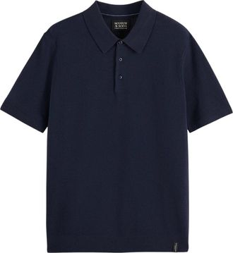 Scotch & Soda Tops, Heren, Blauw, M, Polo