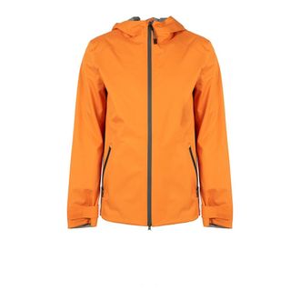 Geox Jassen, Heren, Oranje, M, Polyester, Waterdichte Winddichte Lichtgewicht Jas Mannen