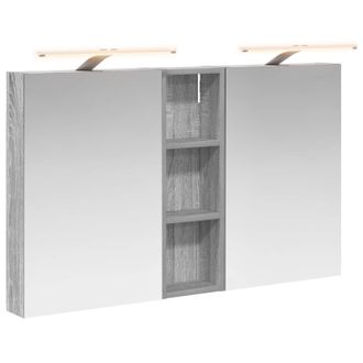 vidaXL Juego De Muebles De Ba&ntilde;o Con Estante 3 Pcs 100 X 10,5 X 60,5 Cm Vidaxl