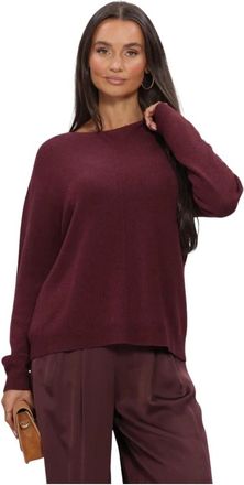 Simple Knit-base-visc-26-3 - Dames - Truien - Rood - Maat: S Viscose
