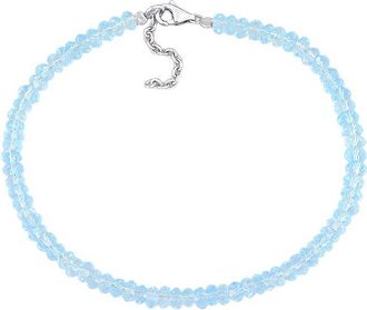 Rina Limor Silver 11.01 Ct. Tw. Sky Blue Topaz Beaded Bracelet