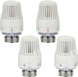 OEM Cabezal De Radiador Termost&aacute;tico Con 5 Funciones De Ajuste, V&aacute;lvula Termost&aacute;tica Para Radiador Con Protecci&oacute;n Antihielo, V&aacute;lvula Termost&aacute;tica Para Ofi