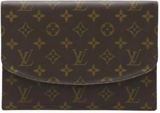 Louis Vuitton Pre-owned Clutches, female, Brown, Size: ONE SIZE Pre-owned Canvas louis-vuitton-bags