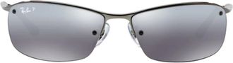 Ray-Ban Sunglasses Rb3183 004/82 Gunmetal/Silver Unisex Polarized