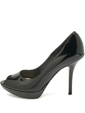 Dior Miss Dior pumps met plateauzool en open neus - Zwart