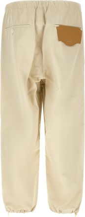 Miharayasuhiro Mens Beige Cotton Athletic Pants