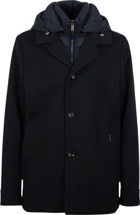 Moorer Barolo Coat - - Coats - Uomo - Blu - 2XL