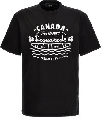 Dsquared2 Black Crew Neck T-Shirt