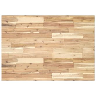 Berkfield Home Desk Top Untreated 120x70x2 cm Solid Wood Acacia in Brown | Size: 120 x 70 x 2 cm