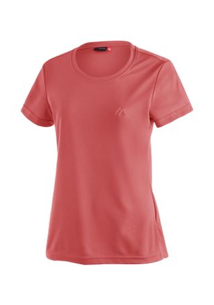Maier Sports Funktionsshirt MAIER SPORTS Waltraud, Damen, Gr. 34, rot (karminrot), 100% Polyester, Rundhals, Shirts Funktionsshirt, Damen T-Shirt, schnelltrocknend