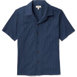 Bonobos Cabana Stretch Camp Shirt in Big Dipper at Nordstrom, Size Xx-Large