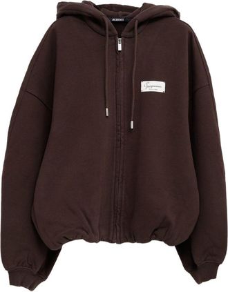 Jacquemus Katoenen hoodie met Jacquemus-logo