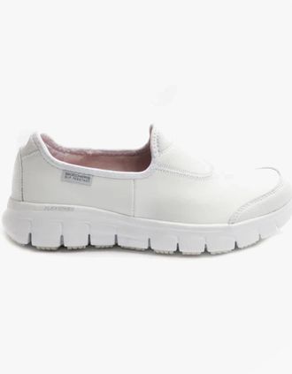 Skechers Womens Skechers Work 76536EC SURE TRACK SR Womens Occupational Shoes White - Size: 3