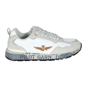 Aeronautica Aeronautica Militare, Sneakers, male, White, Size: 11 US Pilot Sc0276Uct04327