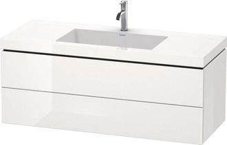 Duravit Lavabo Para Muebles Duravit L-cube C-bonded Con Base, Colgante