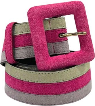 Borbonese Multicolor Leren Vrouwenriem