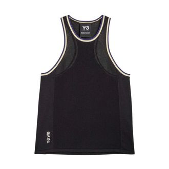 adidas Sleeveless Training Tops, male, Black, Size: M Knit Tank