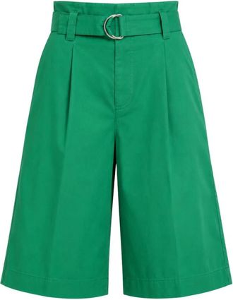 Liviana Conti Korte Broeken, Dames, Groen, L, Long Shorts