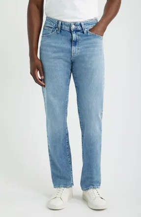Mavi Zach Straight Leg Jeans in Used Ocean Blue at Nordstrom, Size 30 X 32