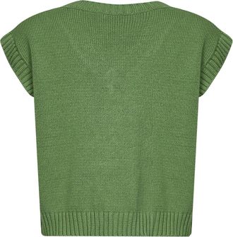 Max Mara Womens Knit Vest Wkdalamaro Multicolour Cotton Tops Top