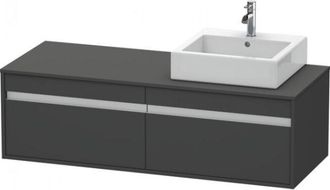 Duravit Duravit - Ketho Mueble De Pared 6697, 2 Extra&iacute;bles, 1400mm, Para 1