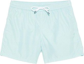 Fedeli Drawstring Patterned Swim Shorts